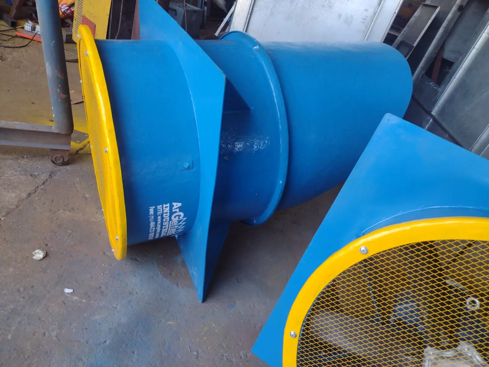 Ventilador Axial de Parede de Fibra